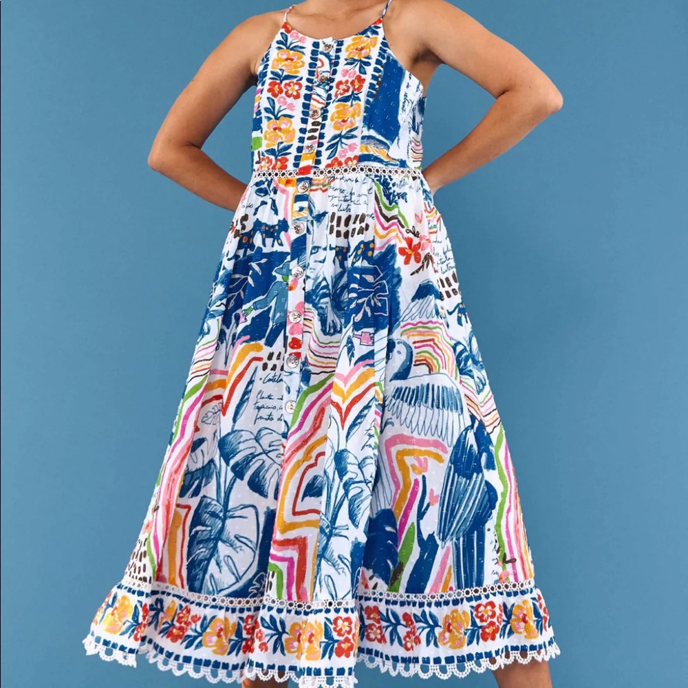 Farm Rio Wild Brazil Midi dress